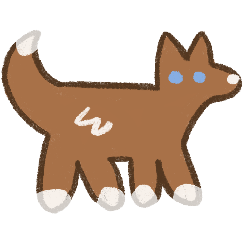 gingerbread dog