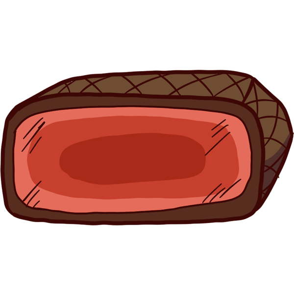 rare steak