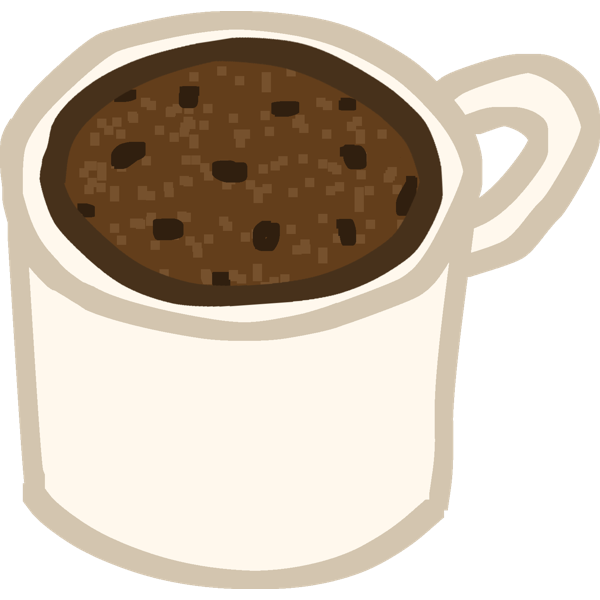 double choc mug cake