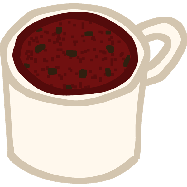 red velvet choc chip mug cake