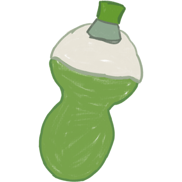 green sippy cup