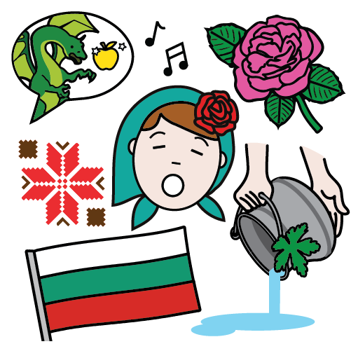 Емблема на Типично български символи / Typical Bulgarian Symbols